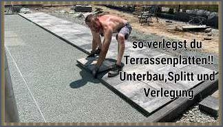 2 cm Terrassenplatten auf Splitt verlegen Eine einfache Anleitung 2 cm Terrassenplatten auf Splitt verlegen Eine einfache Anleitung