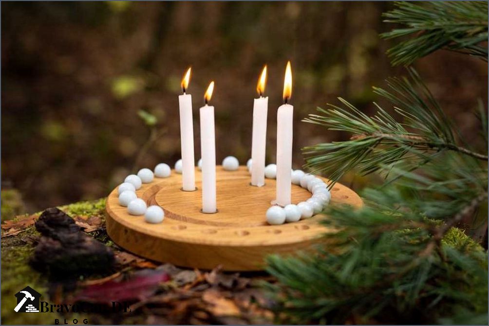 Adventskranz aus Holz Ein nachhaltiger und stilvoller Weihnachtsschmuck Adventskranz aus Holz Ein nachhaltiger und stilvoller Weihnachtsschmuck