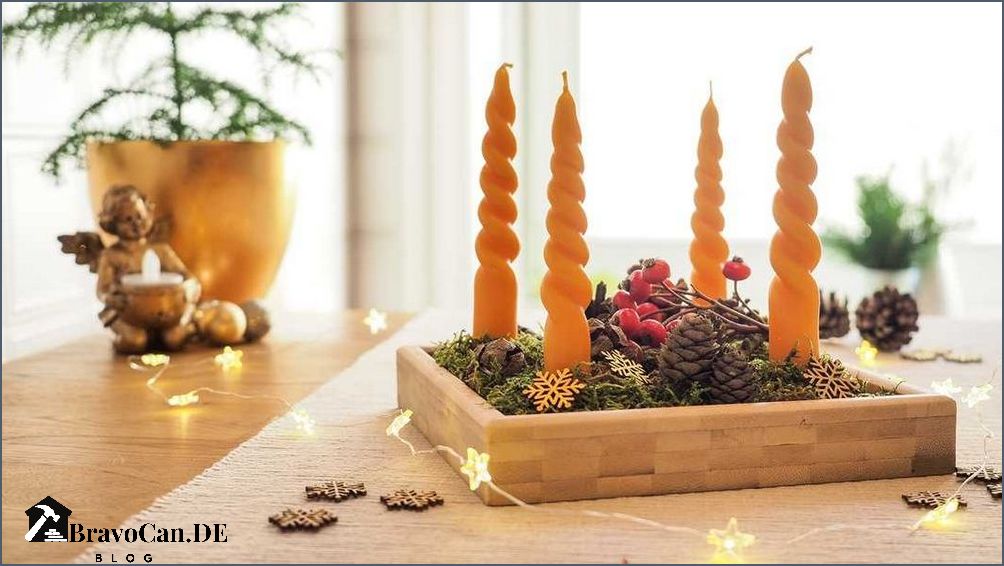Adventskranz Schale dekorieren - Tipps und Ideen für eine festliche Weihnachtsdekoration