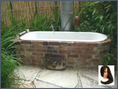 Luxus Alte Badewanne Als Pool Im Garten Bild