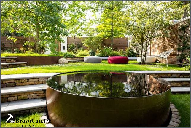 Luxus Alte Badewanne Als Pool Im Garten Bild