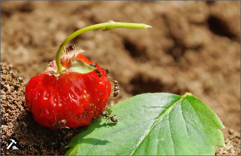 Ameisen an Erdbeeren Tipps zur natürlichen Schädlingsbekämpfung