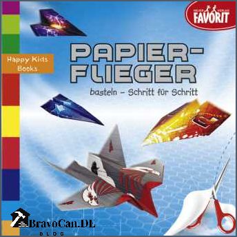 Anleitung Einfach Papierflieger falten - Schritt für Schritt erklärt