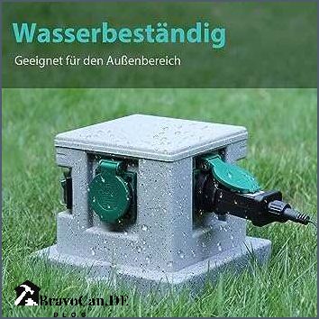 Außensteckdose Garten wasserdicht Die beste Wahl für Ihren Outdoor-Bereich