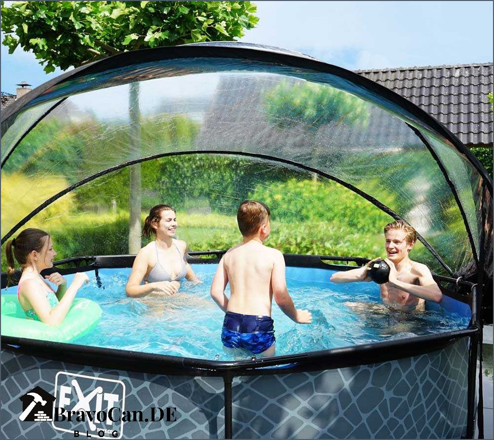 Aufstellpool mit Abdeckung - Der perfekte Pool für den Sommer