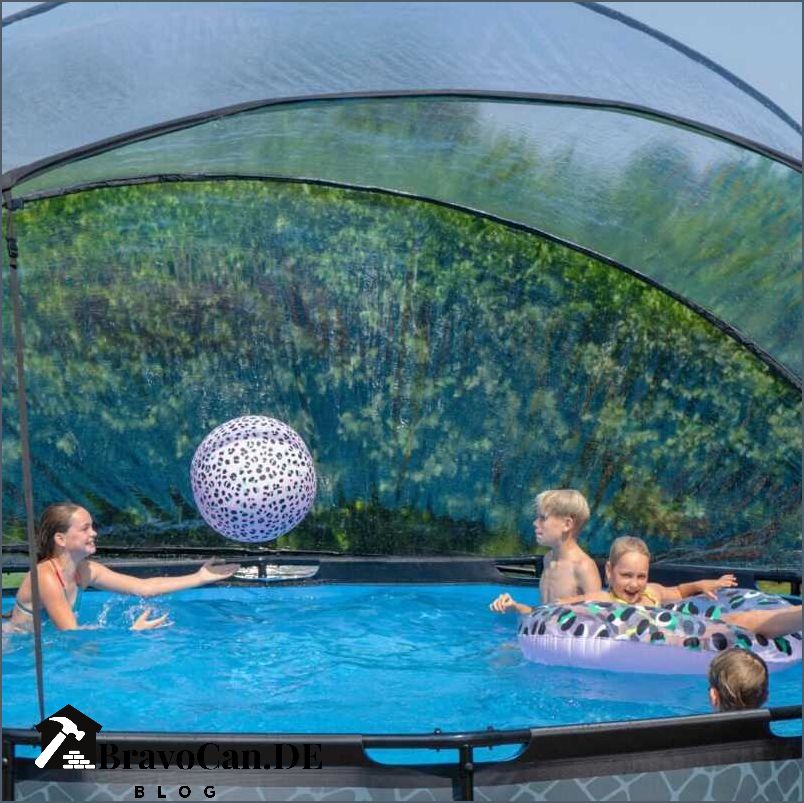 Aufstellpool mit Abdeckung - Der perfekte Pool für den Sommer