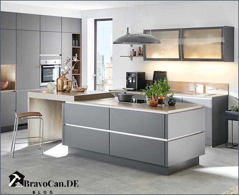Kücheninsel mit Spüle und Kochfeld Funktionales Design für die moderne