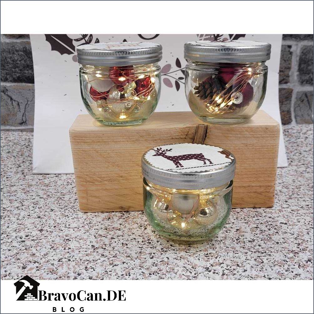 Selber Machen Glas Weihnachtsdeko Im Glas Mit Lichterkette Selber machen Glas Weihnachtsdeko im Glas mit Lichterkette – Bravocan.DE