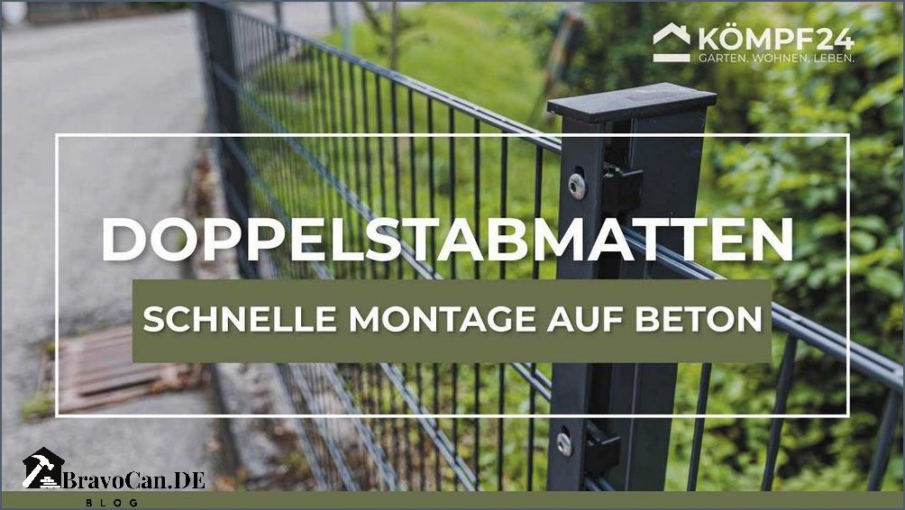 Zaunpfosten Seitlich An Mauer Befestigen