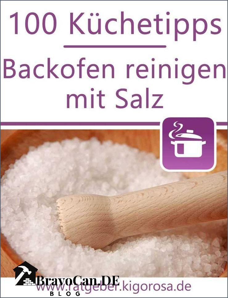 Backofen mit Salz reinigen Tipps und Tricks Backofen mit Salz reinigen Tipps und Tricks