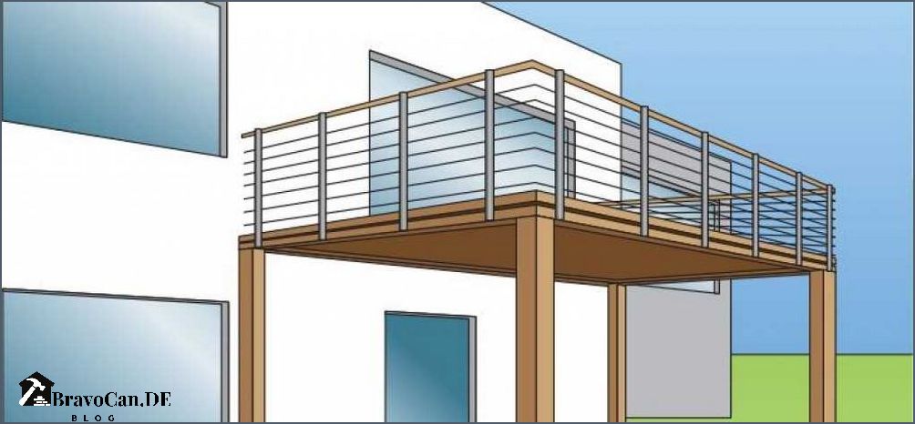 Balkon aus Holz anbauen Tipps und Ideen für die Balkonkonstruktion