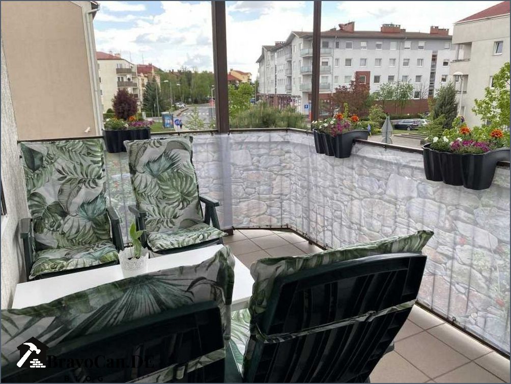 Balkon Sichtschutz sturmfest ohne bohren - Schützen Sie Ihren Balkon effektiv Balkon Sichtschutz sturmfest ohne bohren - Schützen Sie Ihren Balkon effektiv