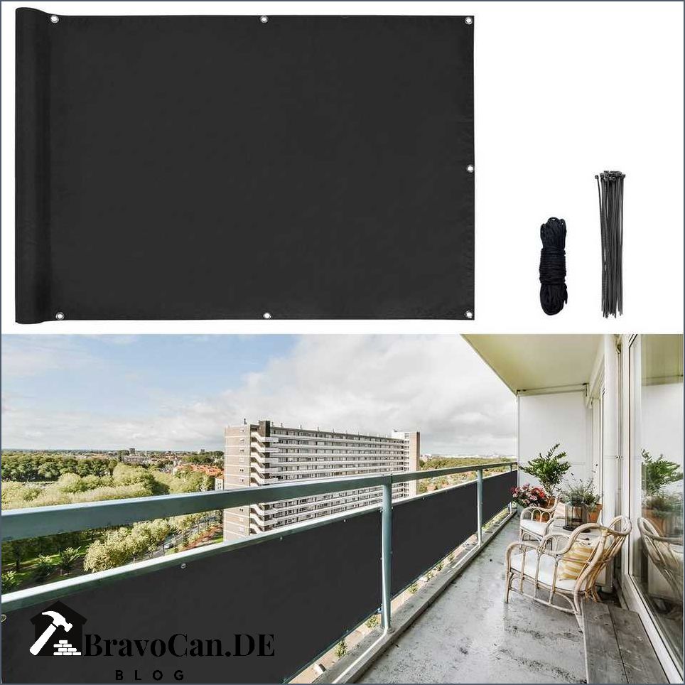 Luxurioser Balkon Sichtschutz Sturmfest Ohne Bohren So Schaffen Sie Ihr Privates Paradies
