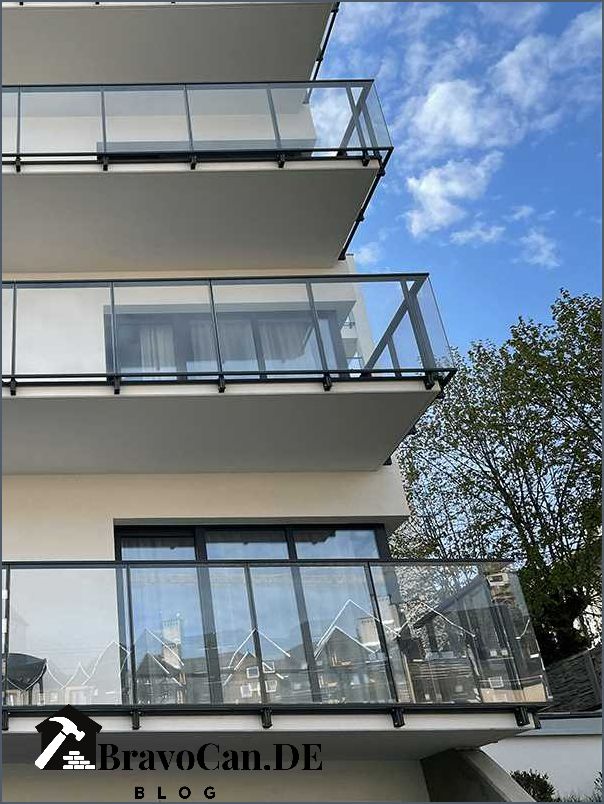 Plexiglas Windschutz Balkon
