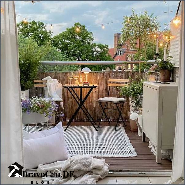 Balkonmöbel schmaler Balkon Platzsparende Lösungen für kleine Balkone