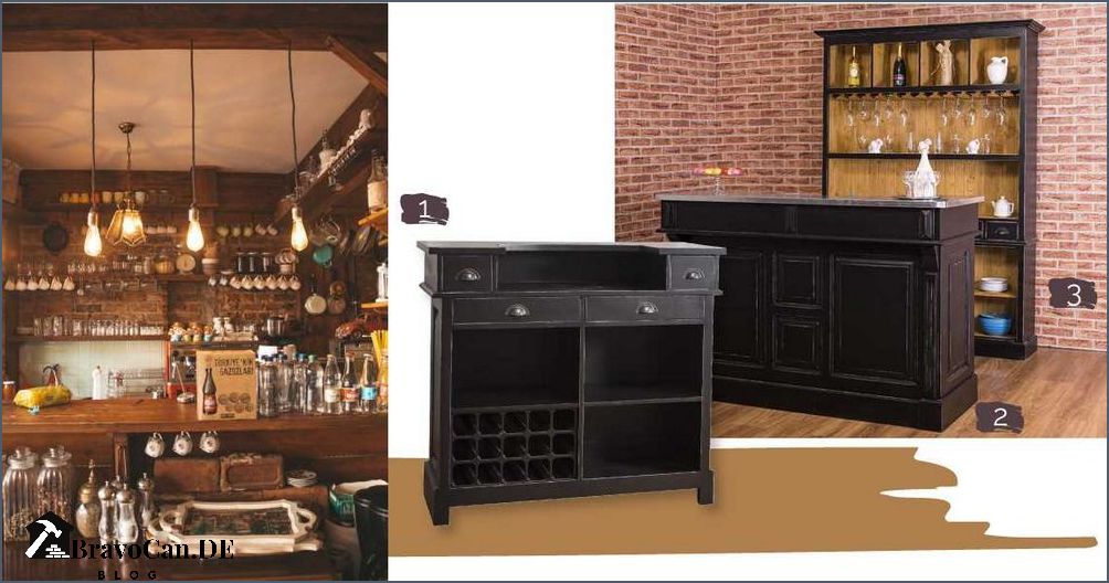 Bar im Wohnzimmer Tipps und Ideen für eine stilvolle Hausbar