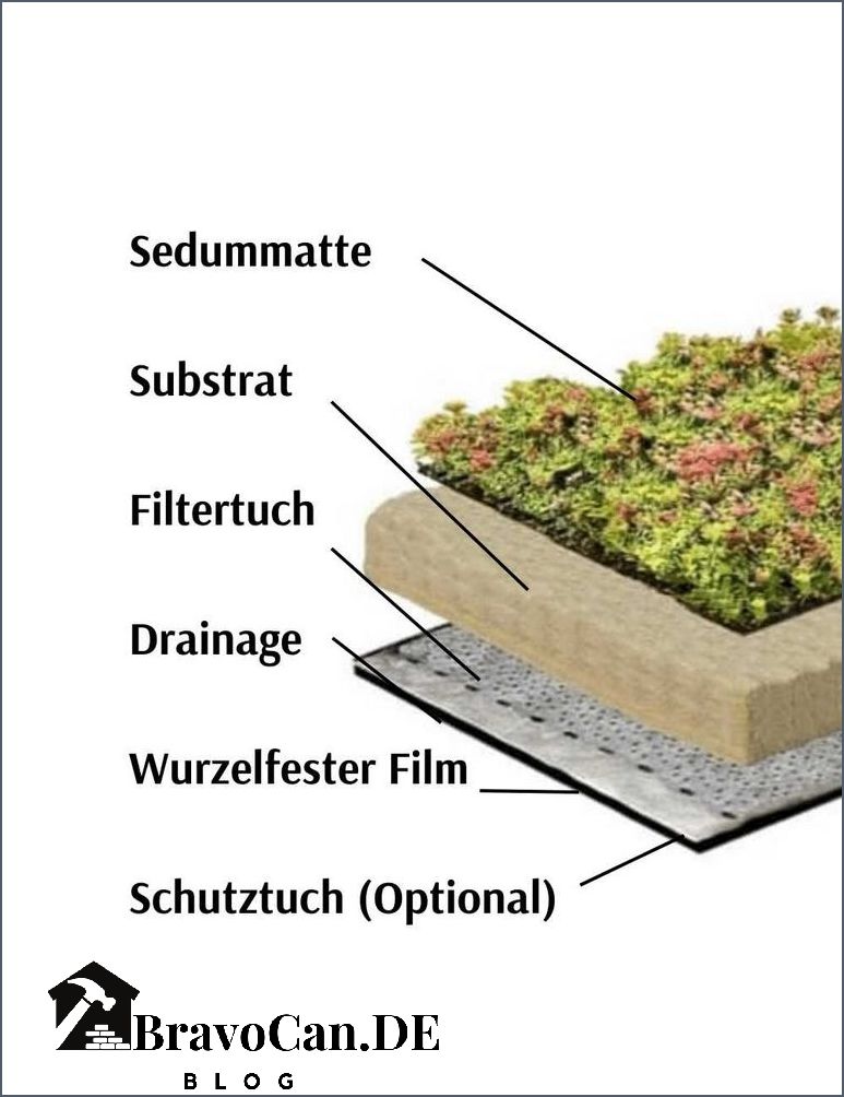 Begrüntes Dach Aufbau Schritt-für-Schritt-Anleitung für ein grünes Dach Begrüntes Dach Aufbau Schritt-für-Schritt-Anleitung für ein grünes Dach