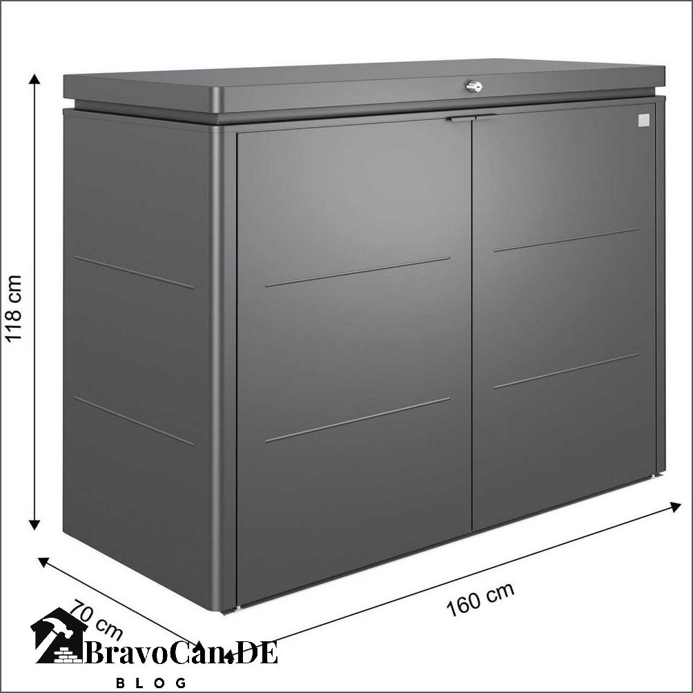Biohort Highboard 200 - Hochwertiger Stauraum für Ihren Garten