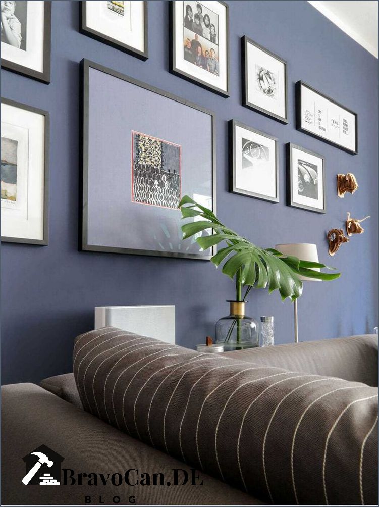 Blaue Wand im Wohnzimmer Ideen und Tipps für die perfekte Gestaltung