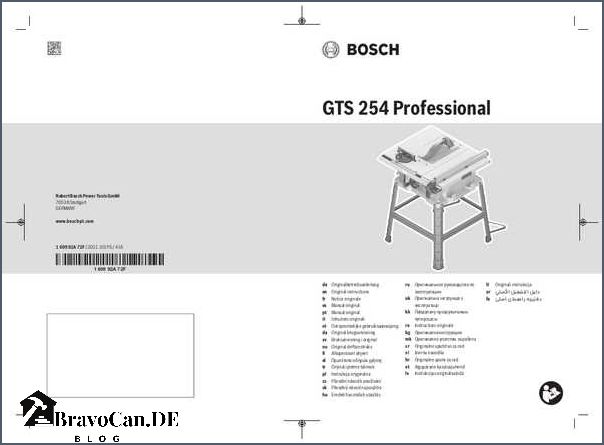 Bosch GTS 254 Informationen Spezifikationen und Bewertungen