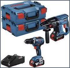 Bosch Professional GBH 18V-21 Leistungsstarker Akku-Bohrhammer für Profis