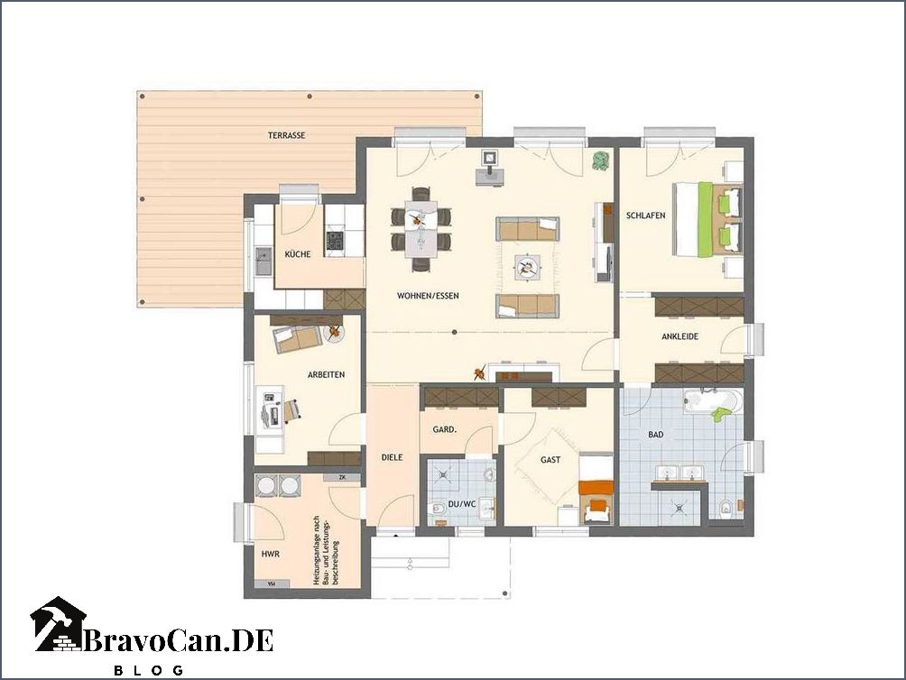 Bungalow Grundriss 150 qm Entdecken Sie die perfekte Wohnlösung für Ihr Traumhaus