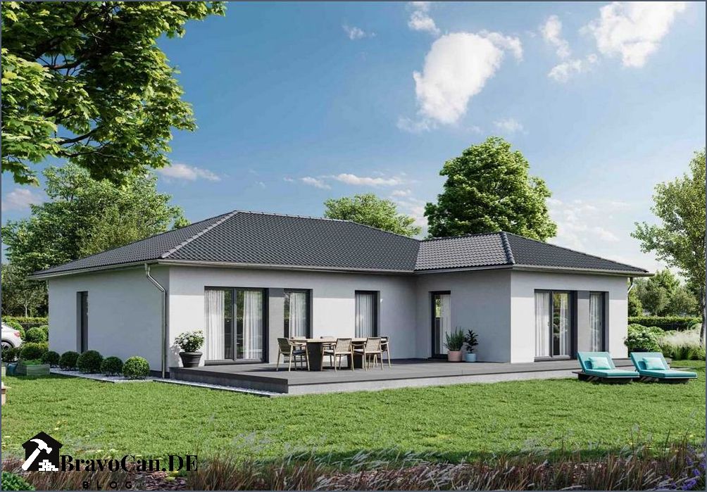 Bungalow in U-Form Ein modernes und praktisches Wohnkonzept