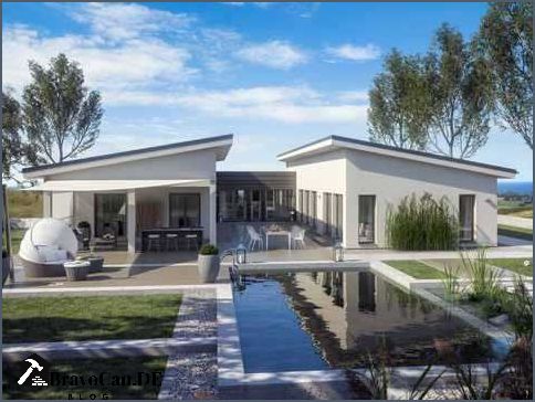 Bungalow in U-Form Ein modernes und praktisches Wohnkonzept