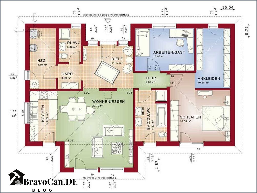 Bungalow mit Einliegerwohnung - Platzsparende Wohnlösungen Bungalow mit Einliegerwohnung - Platzsparende Wohnlösungen