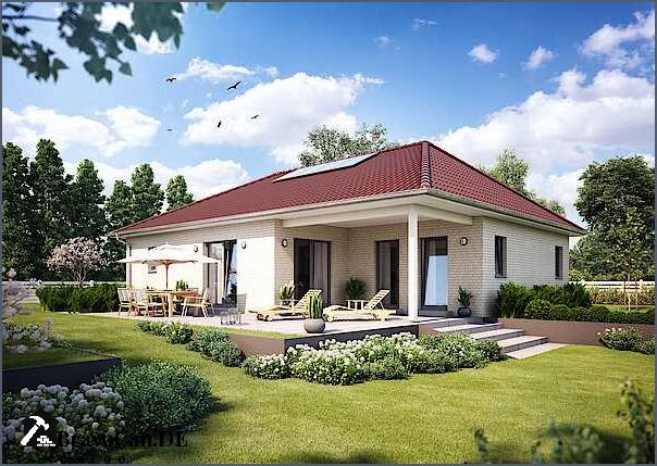 Bungalow mit überdachter Terrasse - Erholung und Komfort im Freien