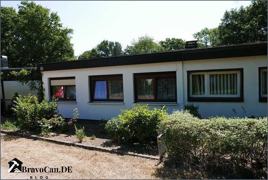 Bungalow mit überdachter Terrasse - Erholung und Komfort im Freien
