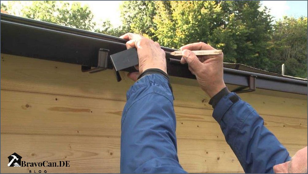 Dachrinne Gartenhaus montieren Tipps und Anleitung für eine erfolgreiche Installation