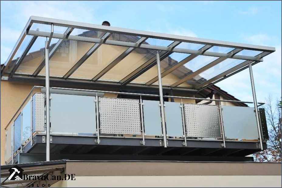 Balkonüberdachung bauen - Tipps und Anleitungen für den Bau einer Balkonüberdachung