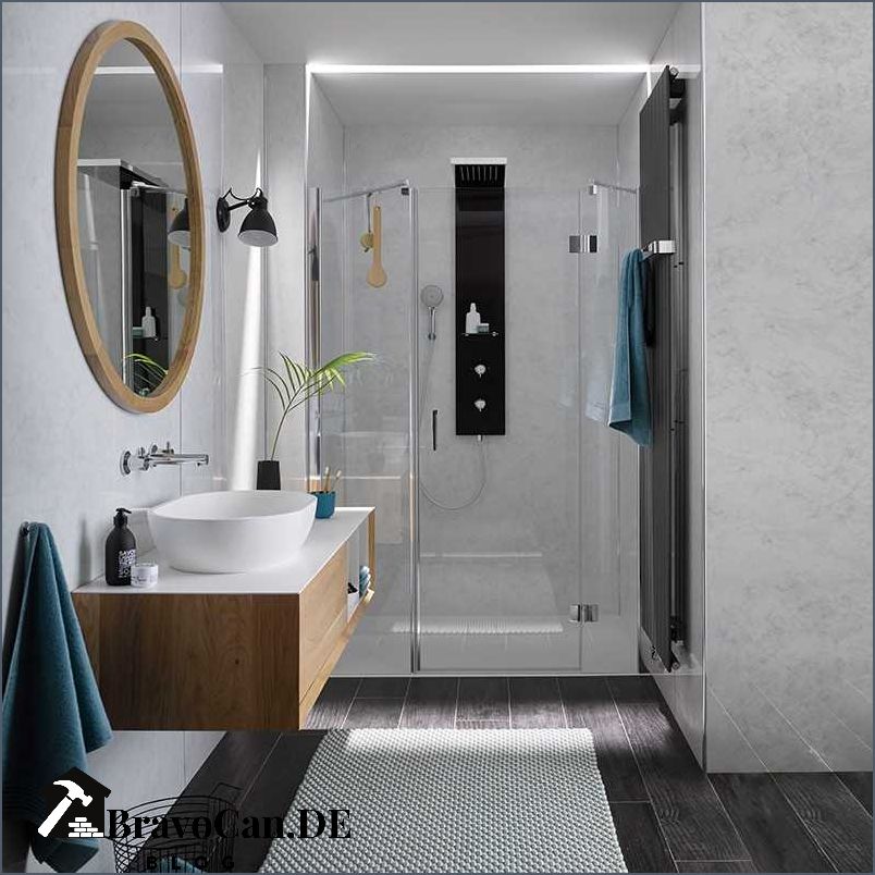 Dusche ohne Fliesen Modernes Design für Ihr Badezimmer