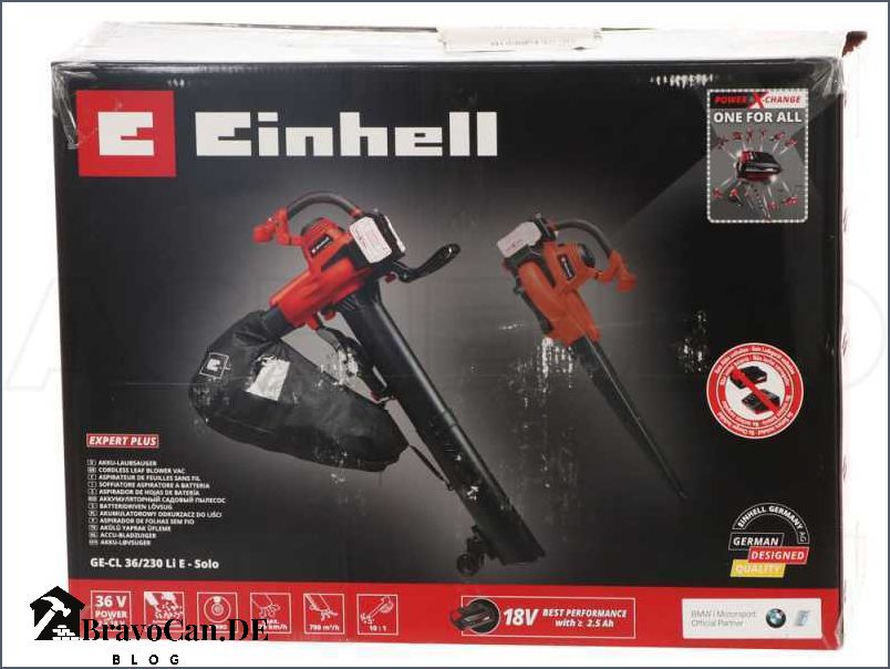 Einhell GE-CL 36230 Li E - Akku Laubsauger | Informationen und Bewertungen Einhell GE-CL 36230 Li E - Akku Laubsauger | Informationen und Bewertungen