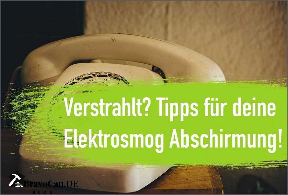 Elektrosmog-Schutz selber machen Tipps und Anleitungen