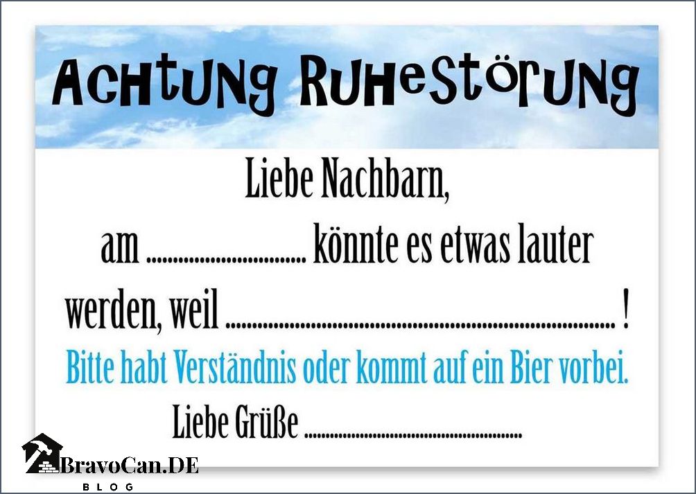 Entschuldigung Nachbarn Wegen Baularm