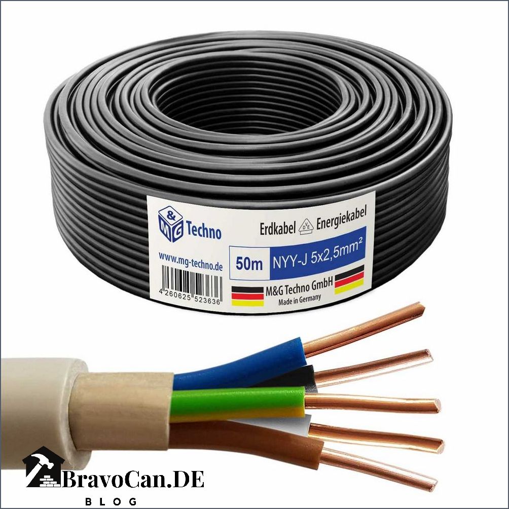 Erdkabel 5x2 5 50m Qualität und Vielseitigkeit für Ihre Elektroinstallation