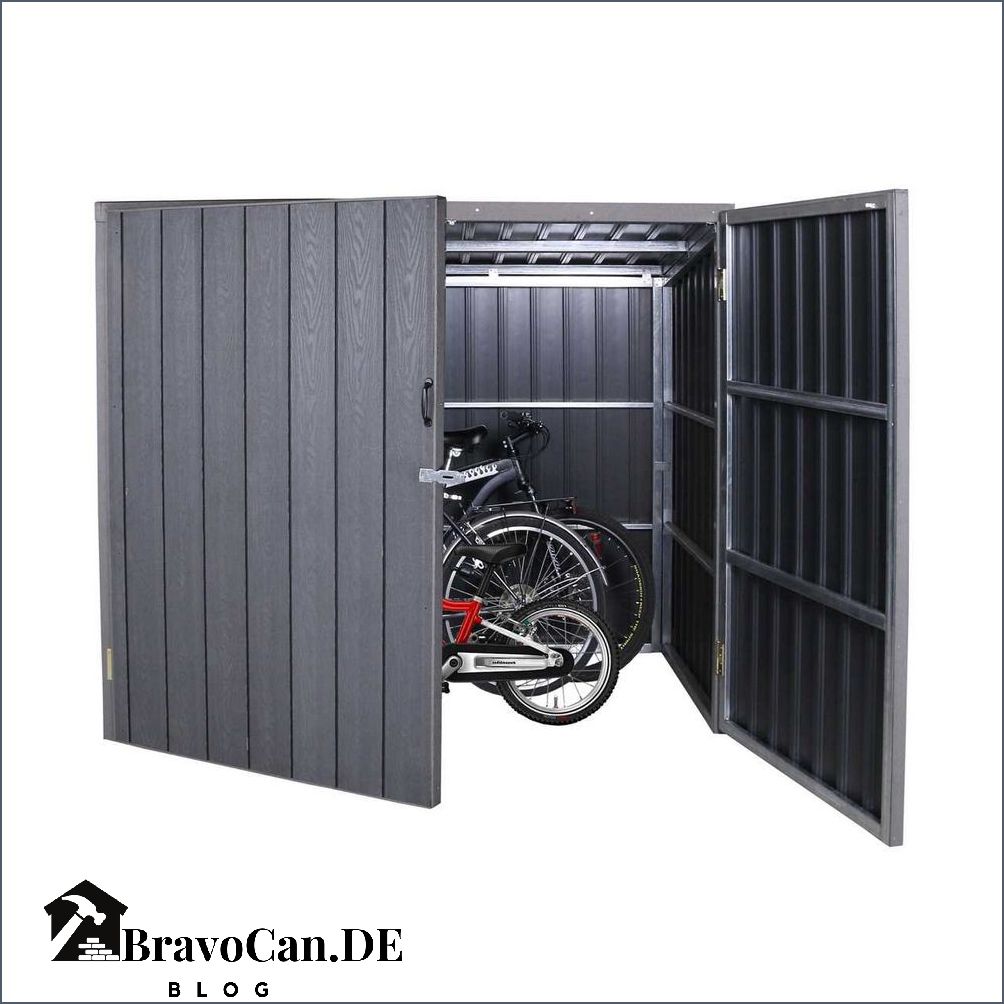 Fahrradgarage für 4 Fahrräder - Schutz und Sicherheit für Ihre Räder Fahrradgarage für 4 Fahrräder - Schutz und Sicherheit für Ihre Räder