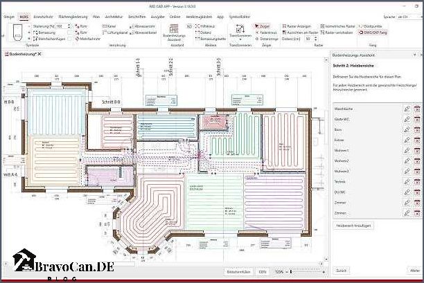 Fußbodenheizung Verlegeplan erstellen Tipps und Anleitungen – Bravocan.DE