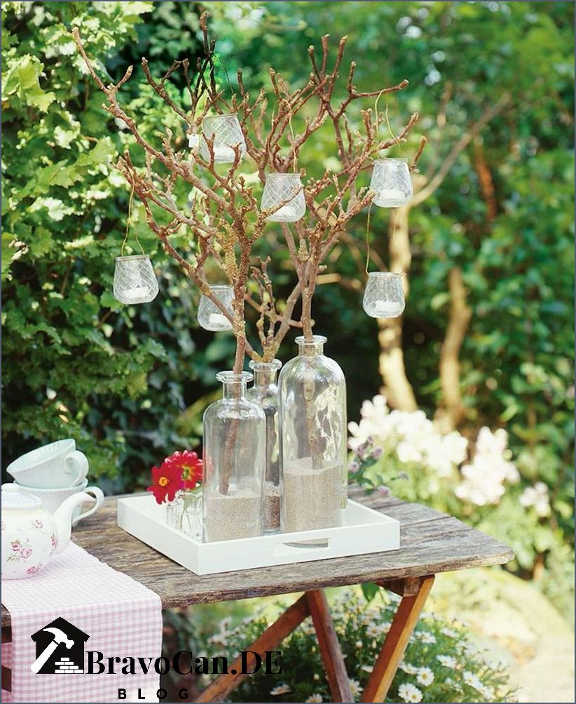 Garten Deko Vintage Shabby Kreative Ideen für den perfekten Retro-Garten