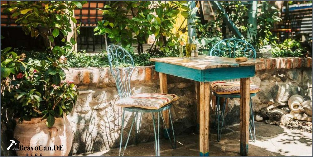 Garten Deko Vintage Shabby Kreative Ideen für den perfekten Retro-Garten