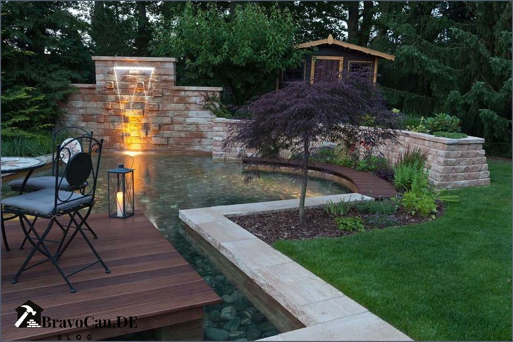 Garten mit Wasser gestalten Tipps und Ideen für die Gestaltung eines wassersparenden Gartens