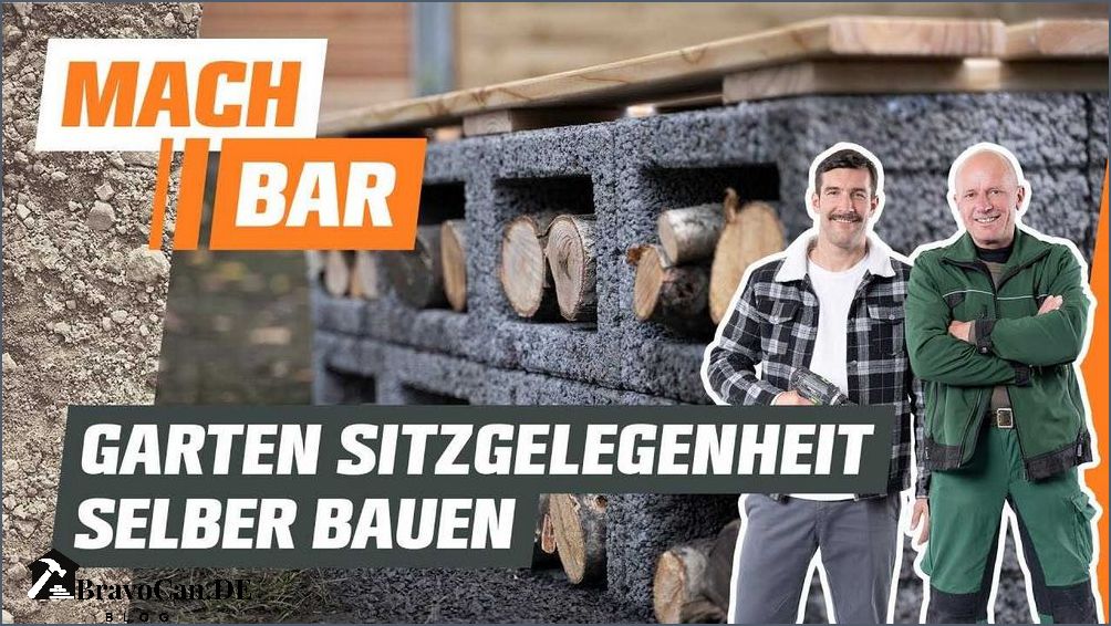 Gartenbank aus Pflanzsteinen Robuste Sitzgelegenheit für Ihren Garten