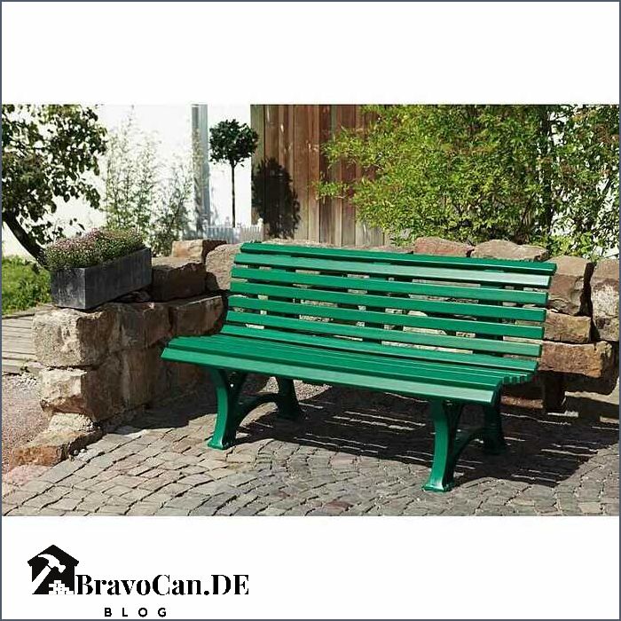 Gartenbank aus Pflanzsteinen Robuste Sitzgelegenheit für Ihren Garten
