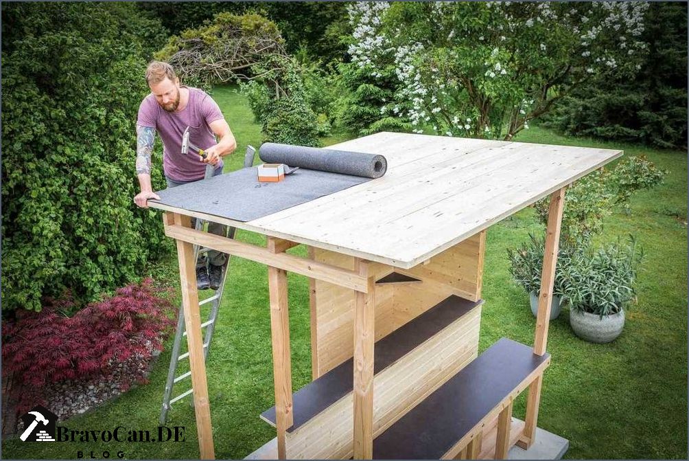 Gartenbar selber bauen - Tipps und Anleitungen