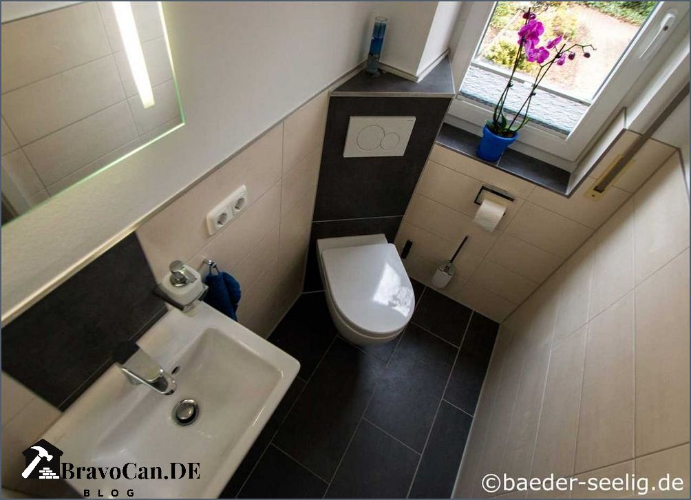 Gäste WC mit Dusche 3 qm - Platzsparende Lösungen für kleine Räume Gäste WC mit Dusche 3 qm - Platzsparende Lösungen für kleine Räume