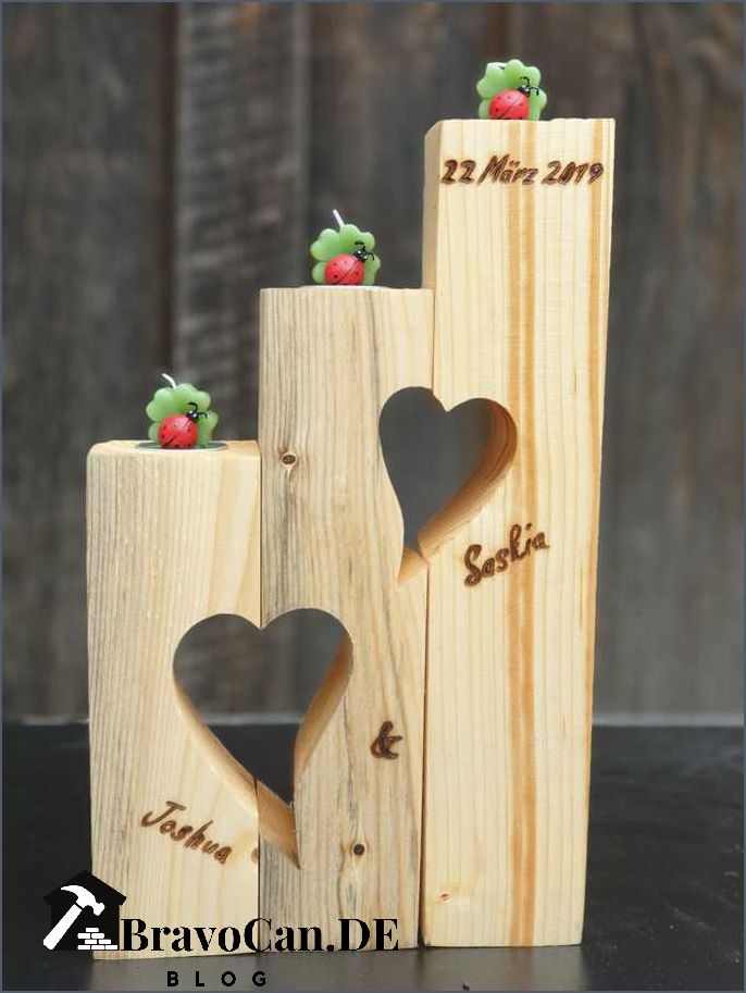 Geburtstagsgeschenke aus Holz Kreative Ideen für besondere Geschenke