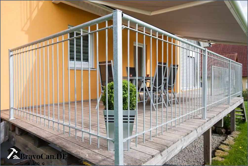 Geländer für Balkon 5 stilvolle und sichere Optionen für Ihre Terrasse