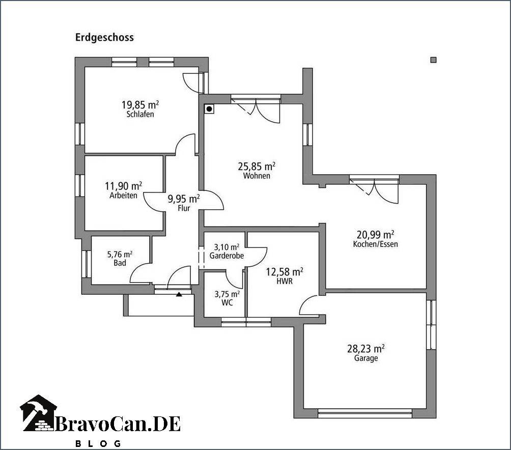 Grundriss Mit Massen